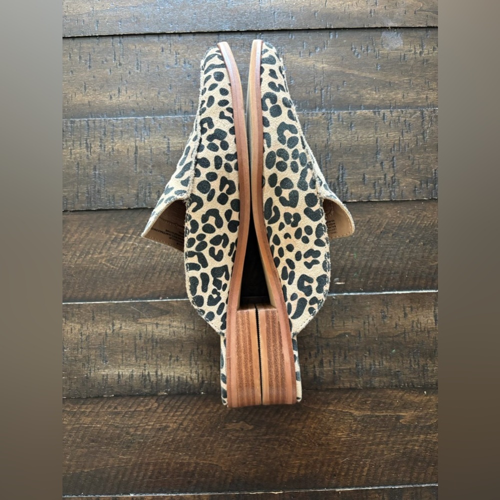 Treasure & Bond Animal Cheetah Print Mules Slippers  8.5 - Picture 2 of 7